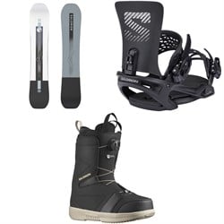 Salomon Sight Snowboard ​+ Trigger X Snowboard Bindings ​+ Faction Boa Snowboard Boots 2025