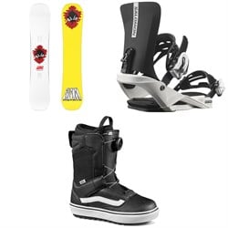 Salomon Sleepwalker Grom Snowboard ​+ Rhythm Jr Snowboard Bindings ​+ Vans Juvie OG Snowboard Boots - Kids' 2025