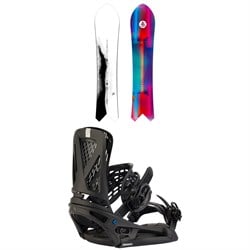 Burton Family Tree Short Stop Snowboard ​+ Genesis EST Snowboard Bindings 2025