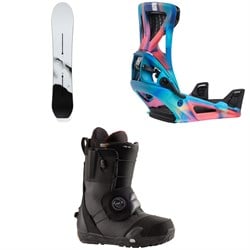 Burton Family Tree Gril Master Snowboard ​+ Step On Genesis Snowboard Bindings  ​+ Ion Step On Snowboard Boots 2025