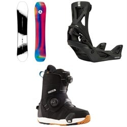Burton Family Tree Hometown Hero Snowboard ​+ Step On Escapade Snowboard Bindings ​+ Felix Step On Snowboard Boots - Women's 2025