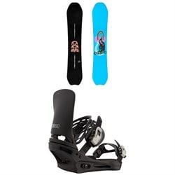 Burton Deep Thinker Snowboard ​+ Cartel Snowboard Bindings 2025