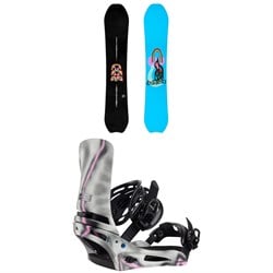 Burton Deep Thinker Snowboard ​+ Cartel X Snowboard Bindings 2025