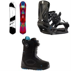 Burton Family Tree Alekesam Snowboard ​+ Genesis EST Snowboard Bindings ​+ Photon Boa Snowboard Boots 2025