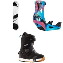 Burton Family Tree Alekesam Snowboard ​+ Step On Escapade Snowboard Bindings ​+ Felix Step On Snowboard Boots - Women's 2025