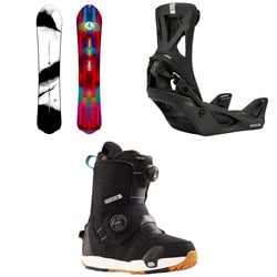 Burton Family Tree Alekesam Snowboard ​+ Step On Escapade Snowboard Bindings ​+ Felix Step On Snowboard Boots - Women's 2025