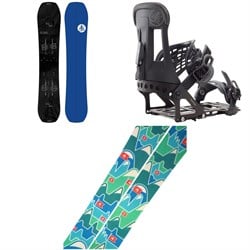 Burton Family Tree Hometown Hero Splitboard ​+ Hitchhiker Splitboard Bindings  ​+ Spark R&D Summit Skins Splitboard Skins 2025