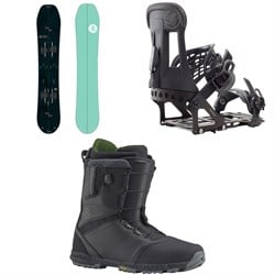 Burton Family Tree High Fidelity Splitboard ​+ Hitchhiker Splitboard Bindings  ​+ Tourist Snowboard Boots 2025