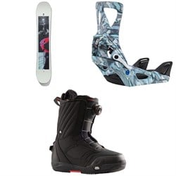 Burton Talent Scout Snowboard ​+ Step On Snowboard Bindings ​+ Limelight Step On Snowboard Boots - Women's 2025