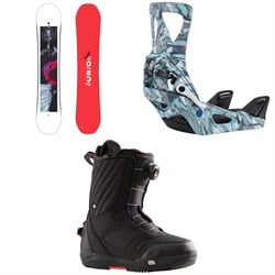 Burton Talent Scout Snowboard ​+ Step On Snowboard Bindings ​+ Limelight Step On Snowboard Boots - Women's 2025