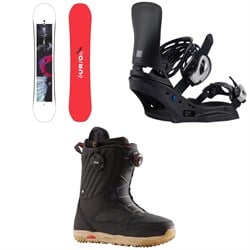 Burton Talent Scout Snowboard ​+ Lexa EST Snowboard Bindings ​+ Limelight Boa Snowboard Boots - Women's 2025