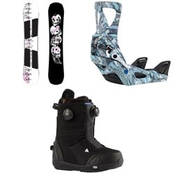 Burton Rewind Snowboard ​+ Step On Snowboard Bindings ​+ Ritual LTD Step On Snowboard Boots - Women's 2025