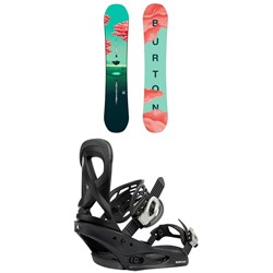 Burton Yeasayer Flying V Snowboard ​+ Scribe Snowboard Bindings - Women's 2025