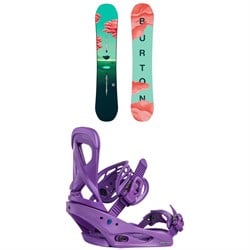 Burton Yeasayer Flying V Snowboard ​+ Scribe Snowboard Bindings - Women's 2025