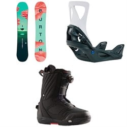 Burton Yeasayer Flying V Snowboard ​+ Step On Snowboard Bindings ​+ Limelight Step On Snowboard Boots - Women's 2025