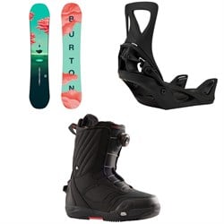 Burton Yeasayer Flying V Snowboard ​+ Step On Snowboard Bindings ​+ Limelight Step On Snowboard Boots - Women's 2025