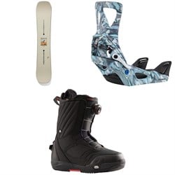 Burton Good Company Snowboard ​+ Step On Snowboard Bindings ​+ Limelight Step On Snowboard Boots - Women's 2025