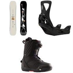Burton Good Company Snowboard ​+ Step On Snowboard Bindings ​+ Limelight Step On Snowboard Boots - Women's 2025