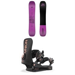 Jones Rally Cat Snowboard ​+ Union Juliet Snowboard Bindings - Women's 2025