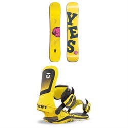 Yes. Shifter XTRM Bonus Snowboard ​+ Union Ultra Snowboard Bindings 2025