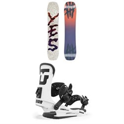 Yes. First Basic Snowboard ​+ Union Cadet Pro Snowboard Bindings - Kids' 2025