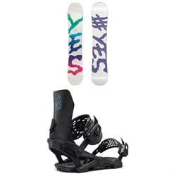 Yes. Basic Snowboard ​+ Rebel Snowboard Bindings - Women's 2025