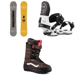 Arbor Metal Machine Snowboard ​+ Hemlock Snowboard Bindings ​+ Vans Hi-Standard Pro Snowboard Boots 2025