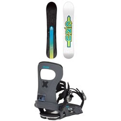 GNU Antigravity C3 Snowboard ​+ Bent Metal Joint LTD Snowboard Bindings 2025