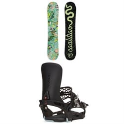 Coalition Snow Myth Snowboard ​+ Season Universal Snowboard Bindings - Women's 2025