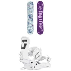 Coalition Snow Queen Bee Snowboard ​+ Union Trilogy Classic Snowboard Bindings - Women's 2025