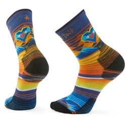 Smartwool Hike Targeted Cushion Open Hearts Print Crew Socks - Men's