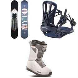 Rossignol Myth Snowboard ​+ Rossignol Myth Snowboard Bindings ​+ thirtytwo Shifty Boa Snowboard Boots - Women's 2024