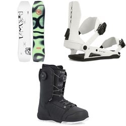 Ride Warpig Snowboard ​+ C-6 Snowboard Bindings ​+ Deadbolt Zonal Snowboard Boots 2024