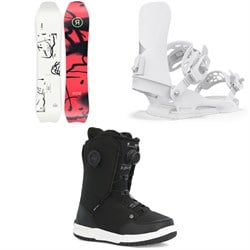 Ride Psychocandy Snowboard ​+ Union Juliet Snowboard Bindings ​+ Ride Hera Snowboard Boots - Women's 2024