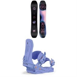 Ride Algorythm Snowboard ​+ Union Trilogy Snowboard Bindings - Women's 2024