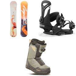 CAPiTA Space Metal Fantasy Snowboard ​+ Union Rosa Snowboard Bindings ​+ thirtytwo Shifty Boa Snowboard Boots - Women's 2024