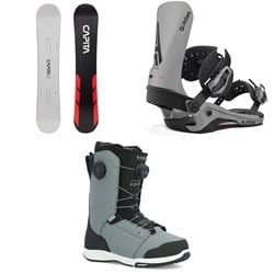 CAPiTA Mega Mercury Snowboard ​+ Union Atlas Snowboard Bindings ​+ Ride Deadbolt Zonal Snowboard Boots 2024