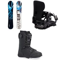 Lib Tech Dynamo C3 Snowboard ​+ Bent Metal Transfer Snowboard Bindings ​+ Ride Deadbolt Zonal Snowboard Boots 2024