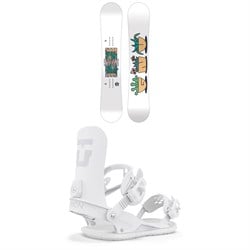 GNU Asym Velvet C2 Snowboard ​+ Union Legacy Snowboard Bindings - Women's 2024