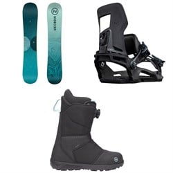 Nidecker Elle Snowboard ​+ Muon-W Snowboard Bindings ​+ Sierra Snowboard Boots - Women's 2025