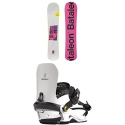 Bataleon Party Wave Snowboard ​+ Fly Snowboard Bindings 2025