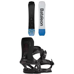 Bataleon Whatever Snowboard + Chaos Heelwrap Snowboard Bindings 2025