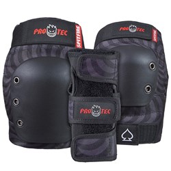 Pro-Tec Street Adult 3-Pack Open Back Skateboard Pad Set