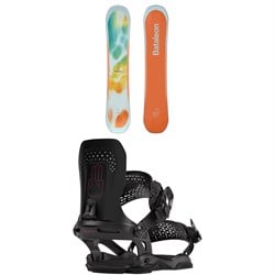 Bataleon Feelbetter Snowboard ​+ Donna Asymwrap Snowboard Bindings - Women's 2025