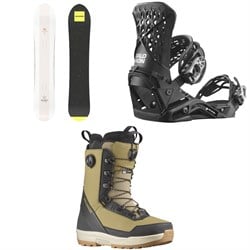 Salomon HPS - Sickstick Snowboard ​+ Highlander Snowboard Bindings ​+ Synergy PWL SJ Boa Snowboard Boots 2025