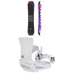 Salomon No Drama Snowboard ​+ Vendetta X Snowboard Bindings - Women's 2025