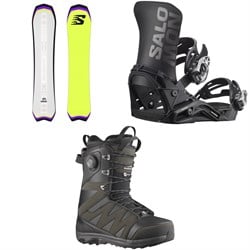 Salomon Dancehaul Snowboard ​+ District Snowboard Bindings ​+ X Approach Lace SJ Boa Snowboard Boots 2025