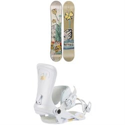 Nitro Mercy Snowboard ​+ Poison Snowboard Bindings - Women's 2025