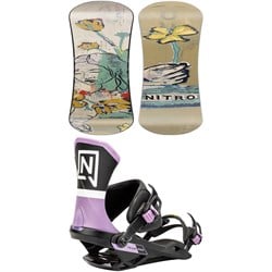 Nitro Mercy Snowboard ​+ Nitro Team Pro Snowboard Bindings - Women's 2025