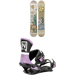 Nitro Mercy Snowboard ​+ Nitro Team Pro Snowboard Bindings - Women's 2025